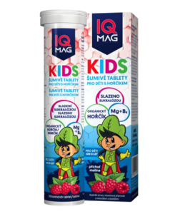 Naturprodukt IQ mag Kids hořčík pro děti v šum.tabletách-malina 20 tbl.