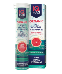 Naturprodukt IQ Mag ORGANIC Mg+B6 šumivé tablety 13 tbl.