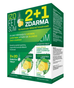 Naturprodukt Izofet Slim šumivé tablety 2+1 zdarma 1 x sada