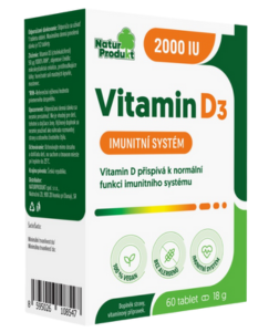 Naturprodukt Vitamin D3 2.000 IU 60 tbl.