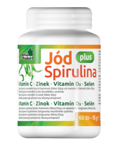 Naturprodukt Jód plus spirulina+Zn+Se+vit. C a D 60 tbl.