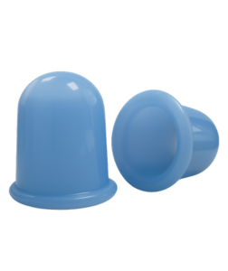 MycoMedica Silikonová masážní baňka – modrá