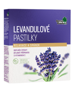 Naturprodukt Levandulové pastilky 20 pastil.