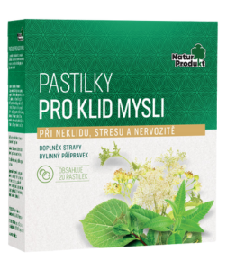 Naturprodukt Bylinné pastilky pro klid 20 pastil.