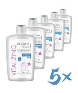 Farmasi šampony Akce - 5x Šampon proti lupům Dr. C. Tuna Vitalizing 2500 ml