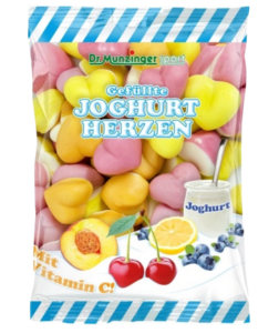 Dr.Munzinger plněná srdíčka s jogurtem a vit. C 200 g