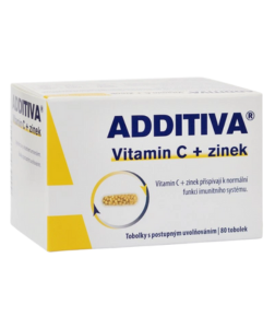 Additiva Vitamin C + zinek 80 ks