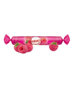 Intact rolička hroznový cukr s vit. C MALINA 40 g