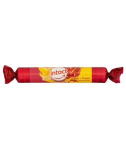 Intact rolička hroznový cukr s vit. C BANÁN+TŘEŠEŇ 40 g
