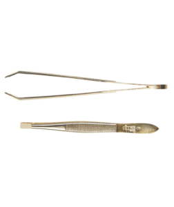 Nippes Solingen Pinzeta rovná, lomená, zlacená 8 cm 1 ks