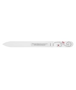 Nippes Solingen Pilník skleněný na nehty Swarovski 14 cm 1 ks