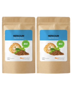 MycoMedica Hericium prášek BIO 2x 100 g