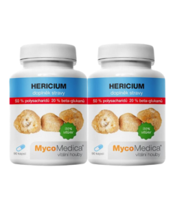 MycoMedica Hericium 50% 2x 90 cps.