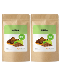 MycoMedica Chaga prášek BIO 2x 100 g