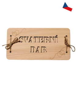 JH WoodArt Dřevěná obálka na peníze – Svatební dar 1 ks