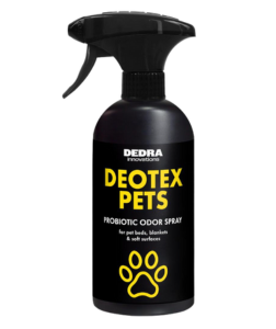 Dedra Probiotický sprej na pelíšky, deky & čalounění pro mazlíčky DEOTEX PETS SPRAY 500 ml