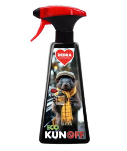 Dedra KUNOFF Přírodní odpuzovač kun s geraniolem účinná ochrana motoru a půdy 500 ml