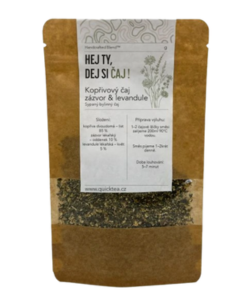 QuickTea Kopřivový čaj – zázvor & levandule