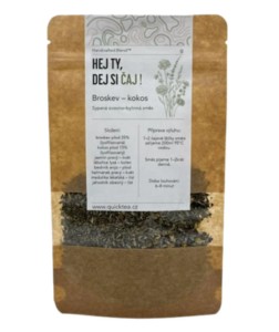 QuickTea Broskev a kokos – ovocno-bylinný čaj