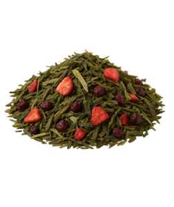 QuickTea Jahoda & brusinka – zelený čaj