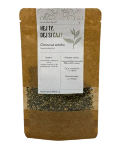 QuickTea Citrusová sencha – zelený čaj