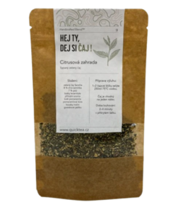 QuickTea Citrusová zahrada – zelený čaj