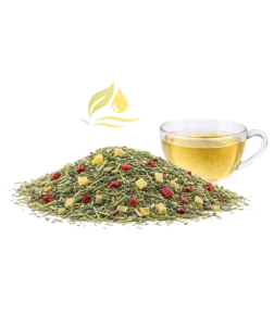 QuickTea Citrón & brusinka – zelený čaj