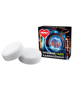 Dedra KAMENOŽROUT čistič pračky proti zápachu & vodnímu kameni tablety 2 x 35 g