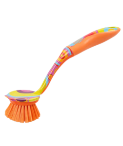 Dedra FUNNY Kartáč na nádobí a hladké povrchy s barevným dekorem 28 cm 1 ks