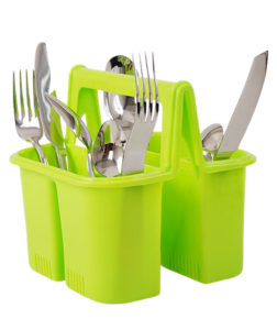 Dedra PŘÍBORNOŠ odkapávač a přenosný stojan na příbory s rukojetí odolný plast 1 ks