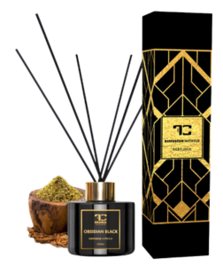 Dedra OBSIDIAN BLACK tyčinkový difuzér PARFUMIA 100 ml