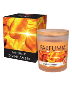 Dedra DIVINE AMBER sójová vonná svíčka PARFUMIA 250 ml