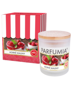 Dedra HORKÉ MALINY sójová vonná svíčka PARFUMIA 250 ml