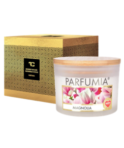 Dedra MAGNOLIA WOOD sójová svíčka 2 knoty PARFUMIA 400 ml