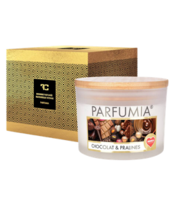 Dedra CHOCOLAT & PRALINES sójová svíčka 2 knoty PARFUMIA 400 ml