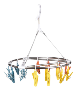 Dedra KOLÍČKOVNÍK otočný kulatý kolotoč s 21 barevnými kolíčky 1 ks