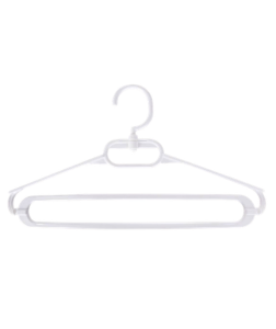 Dedra PRAKTIK multifunkční ramínko s otočným háčkem, DUO zavěšením a očkem na doplňky 4 ks