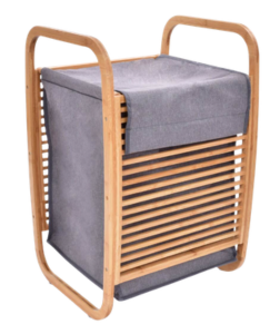 Dedra GoEco Bambusový koš na prádlo s vyjímatelným a pratelným látkovým vakem  61 cm 1 ks