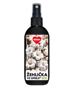 Dedra ECO žehlička ve spreji WHITE COTTON na vyrovnání skladů a záhybů na oblečení 100 ml 