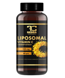 Dedra LIPOZOMÁLNÍ VITAMÍN C se šípkem 250 mg | maximální vstřebatelnost, imunita & vitalita 60 cps
