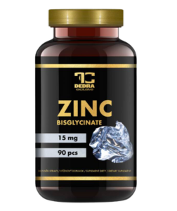 Dedra ZINEK BISGLYCINÁT 15 mg vysoká vstřebatelnost | imunita, pleť, vlasy & nehty 90 cps