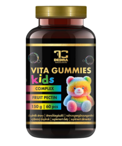 Dedra VITA GUMMIES KIDS Multivitaminoví želé medvídci pro děti imunita, růst & energie jablečná příchuť žvýkačky 60 ks