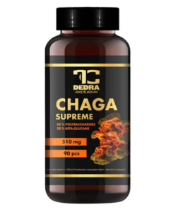 Dedra CHAGA SUPREME 510 mg 50 % polysacharidů + 20 % beta-glukanů imunita, vitalita & antioxidanty 90 cps