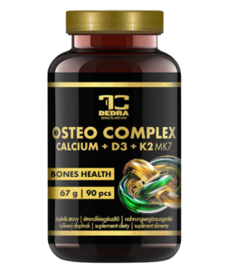 Dedra OSTEO COMPLEX vápník + D3 + K2 MK-7 podpora kostí, zubů & svalů 90 cps