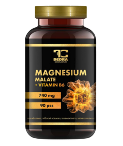 Dedra MAGNESIUM MALÁT 740 mg & VITAMIN B6 energie & snížení únavy 90 cps