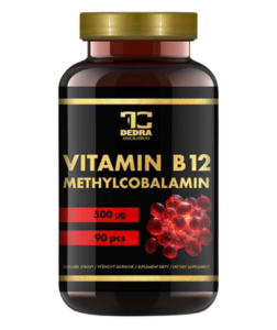 Dedra VITAMIN B12 - METHYLCOBALAMIN 500 μg energie, krvetvorba a nervová soustava 90 cps