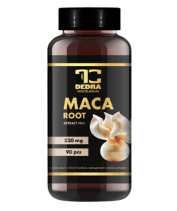 Dedra MACA ROOT EXTRACT 10:1 520 mg hormonální rovnováha, vitalita, libido 90 cps