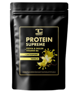 Dedra PROTEIN SUPREME komplexní proteinový nápoj se Stevií, Inulinem a probiotikem LactoSpore vanilka 600 g