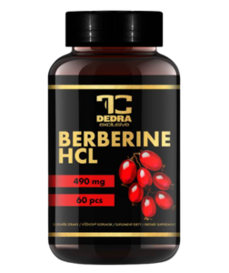 Dedra BERBERINE 490 mg 97 % HCl podpora hubnutí, metabolismu, trávení a kardiovaskulárního systému 60 cps