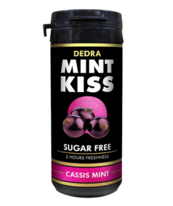 Dedra MINT KISS rybízovo-mátové osvěžující pastilky bez cukru cassis mint 28 g